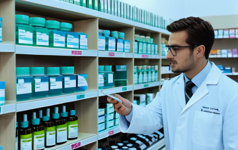 약사 약물 개발 프로세스 설명 - **Prompt:** "A panoramic image depicting the crucial transition from pre-clinical to clinical drug t...