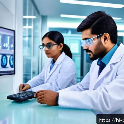 약사 이직 시 추천 기업 리스트 - A modern pharmaceutical research laboratory scene featuring diverse Indian pharmacists wearing profe...